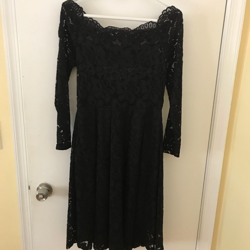Black formal dress